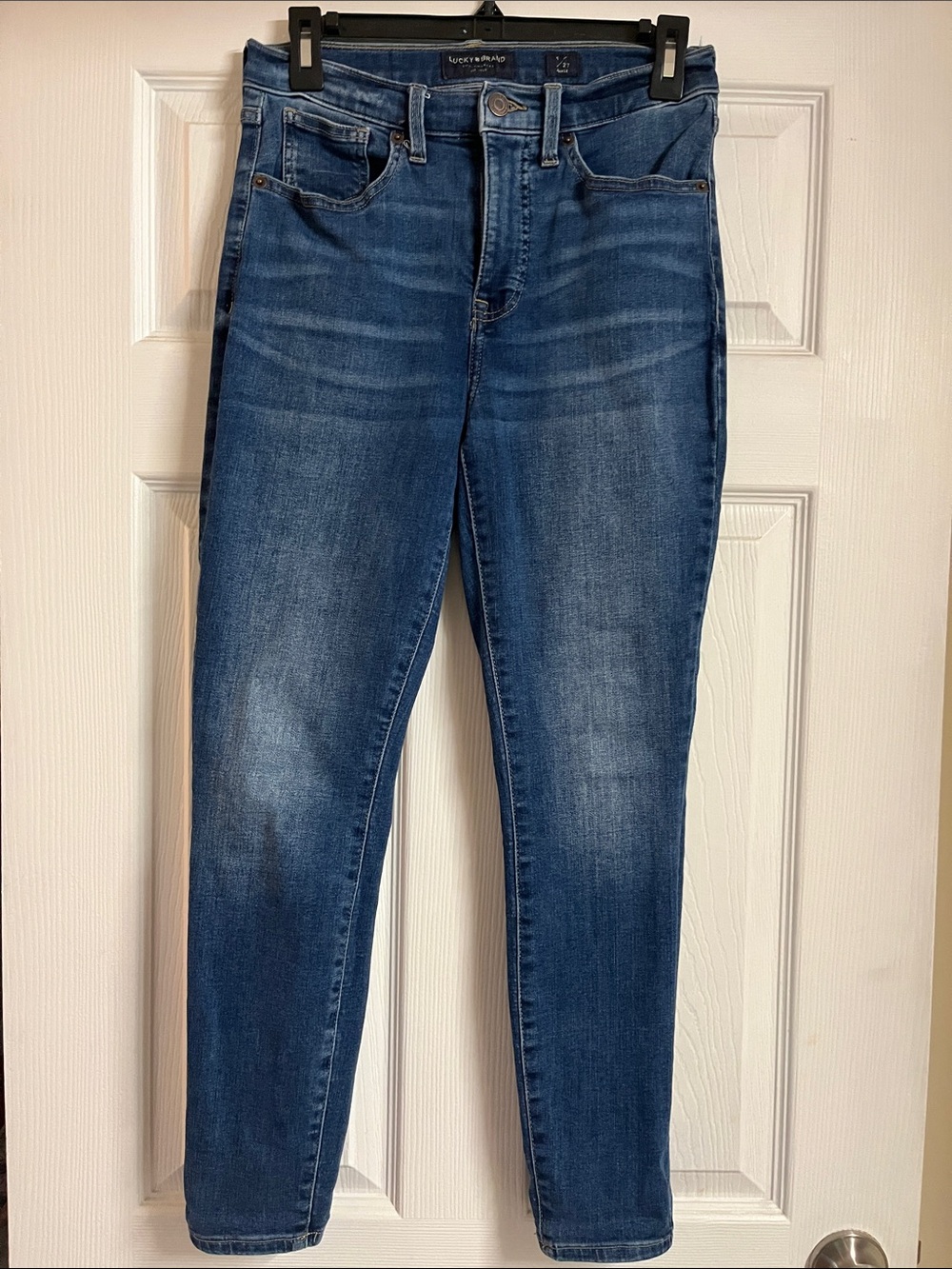 Women’s Blue High-Rise Lucky Brand Bridgette Skinny Jeans 27